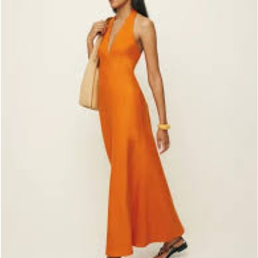 Reformation Delilah Linen Dress